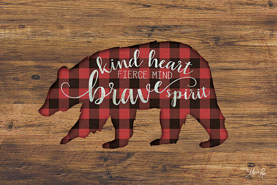 Marla Rae MAZ5217GP - Brave Spirit Bear - Brave Spirit, Bear, Plaid, Southwest from Penny Lane Publishing