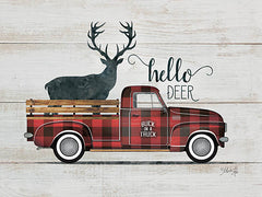 MAZ5244 - Hello Deer Vintage Truck - 16x12