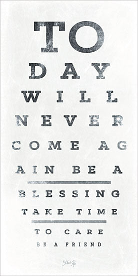 Marla Rae MAZ5265 - Eye Chart I Eye Chart, Today, Black & White from Penny Lane