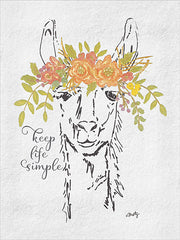 MMD290 - Keep Life Simple Llama - 12x16