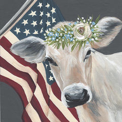 MN204 - Patriotic Cow - 12x12