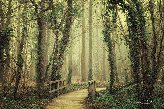 Martin Podt MPP388 - The Bridge Bridge, Trees, Sunlight, Path, Woods from Penny Lane