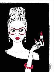 PAV197 - Nerd Lipstick Lady - 12x16