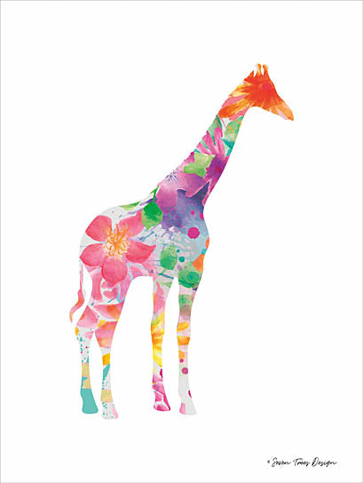 Seven Trees ST107 - Floral Giraffe - Giraffe, Flowers, Tropical from Penny Lane Publishing