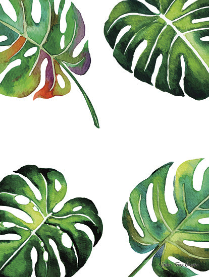 Seven Trees Design ST182 - Watercolor Tropical Leaves - Leaves, Tropical from Penny Lane Publishing