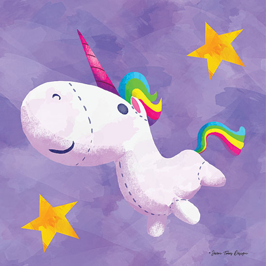 Seven Trees Design ST367 - Rainbow Unicorn III Unicorn, Baby, Stars, Fantasy from Penny Lane