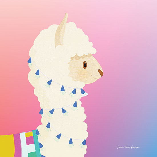 Seven Trees Design ST500 - Llama - 12x12 Llama, Kid's Art, Baby, Festive from Penny Lane