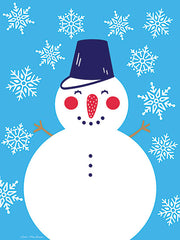 ST599 - Snowflake Snowman - 12x16