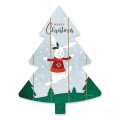 ST629TREE - Merry Christmas Bunny  - 14x18